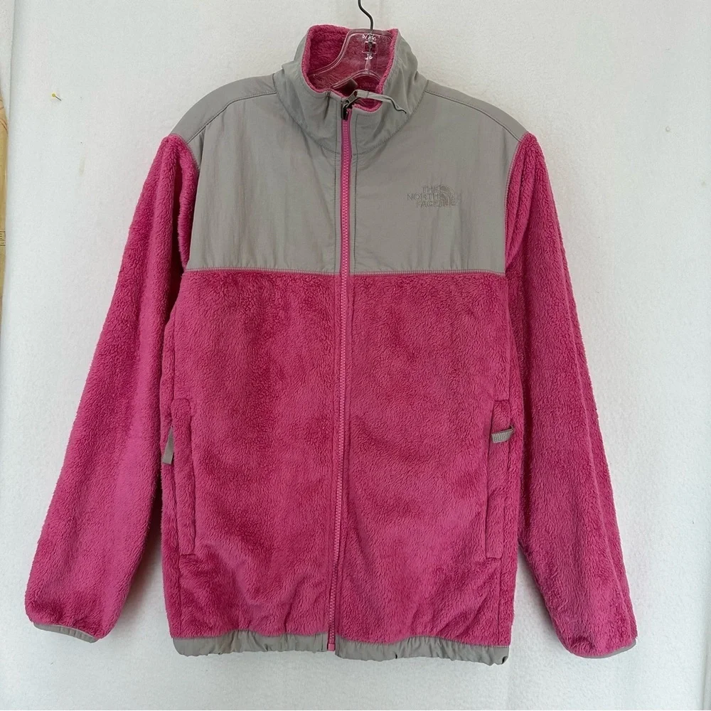 The North Face Full Zip Fuzzy Jacket Kids‎ XL Pink